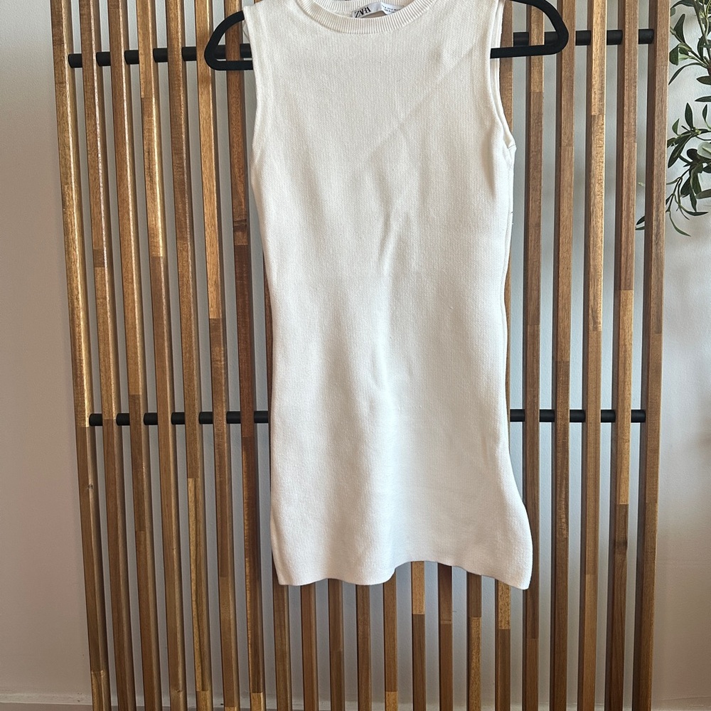 Zara White Mini Dress